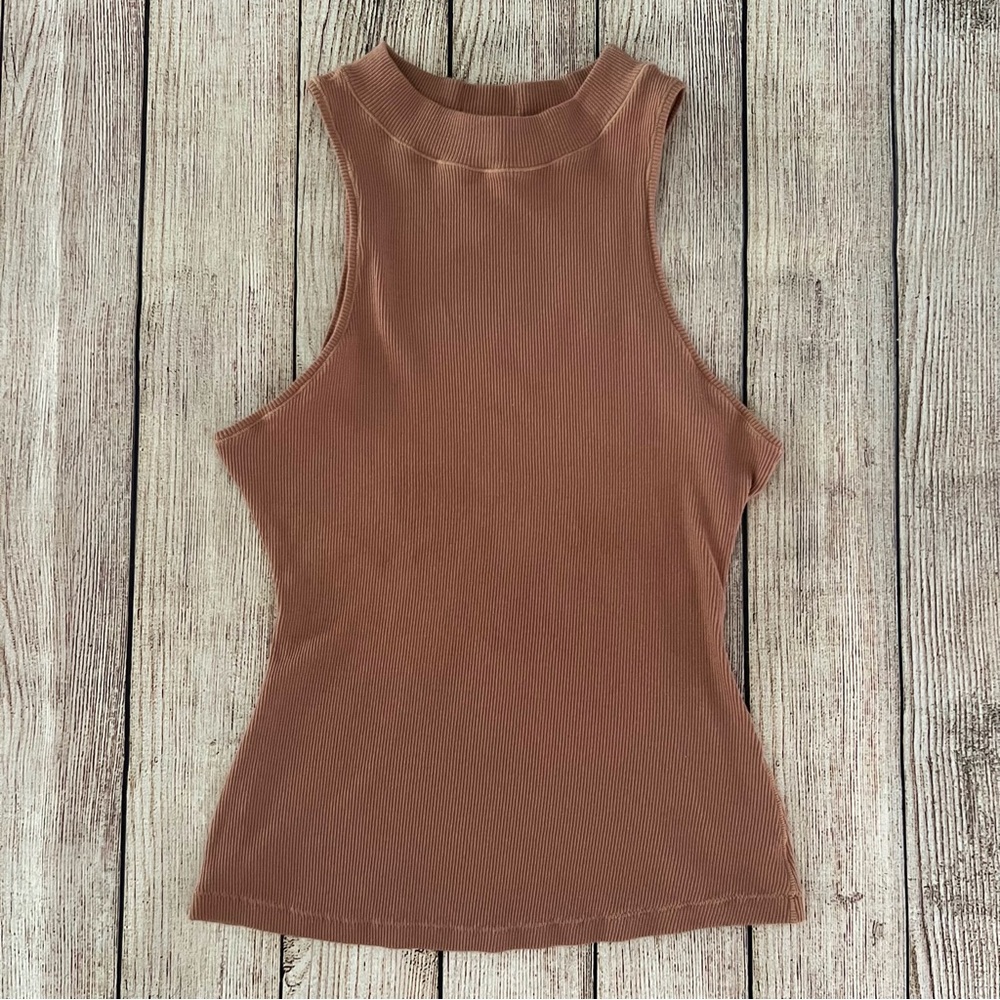 Skims Mock Neck Ribbed Tank